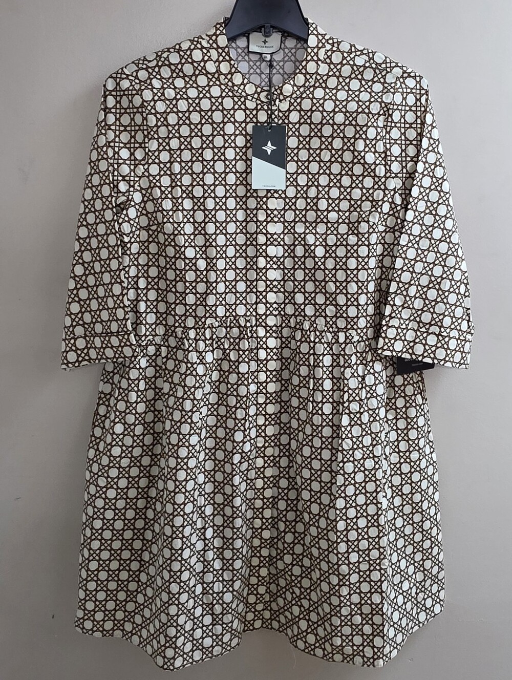 NWT Tuckernuck Birch Cane Royal Shirt Dress XL